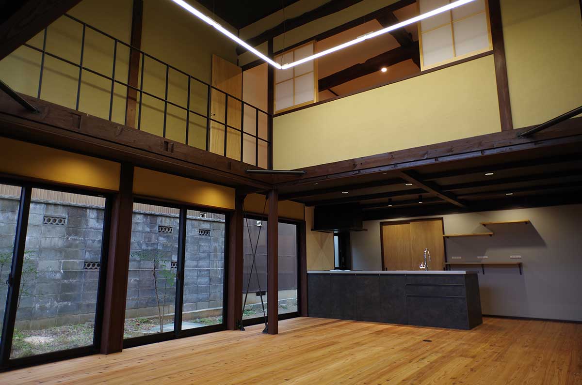 吹き抜けにリノベーション｜改修後